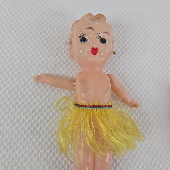 Vintage Celluloid Dolls Lot 3 Kewpie Betty Boop Flapper Girl Japan - Picture 5 of 8
